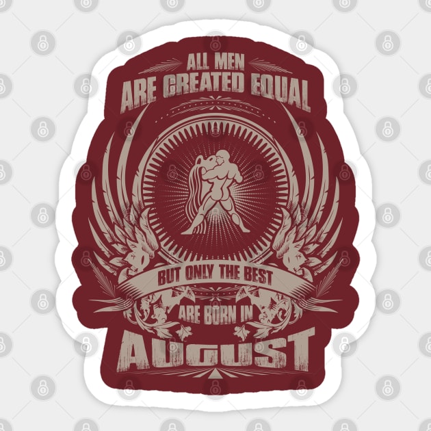 August Aquarius Men Sticker by variantees